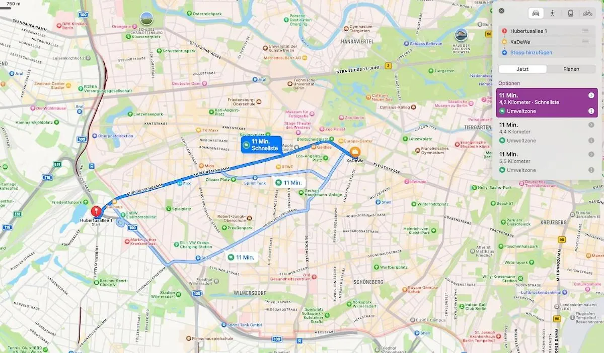 Willkommen Ku'Damm Naehe Mit Parkplatz Berlin Deutschland